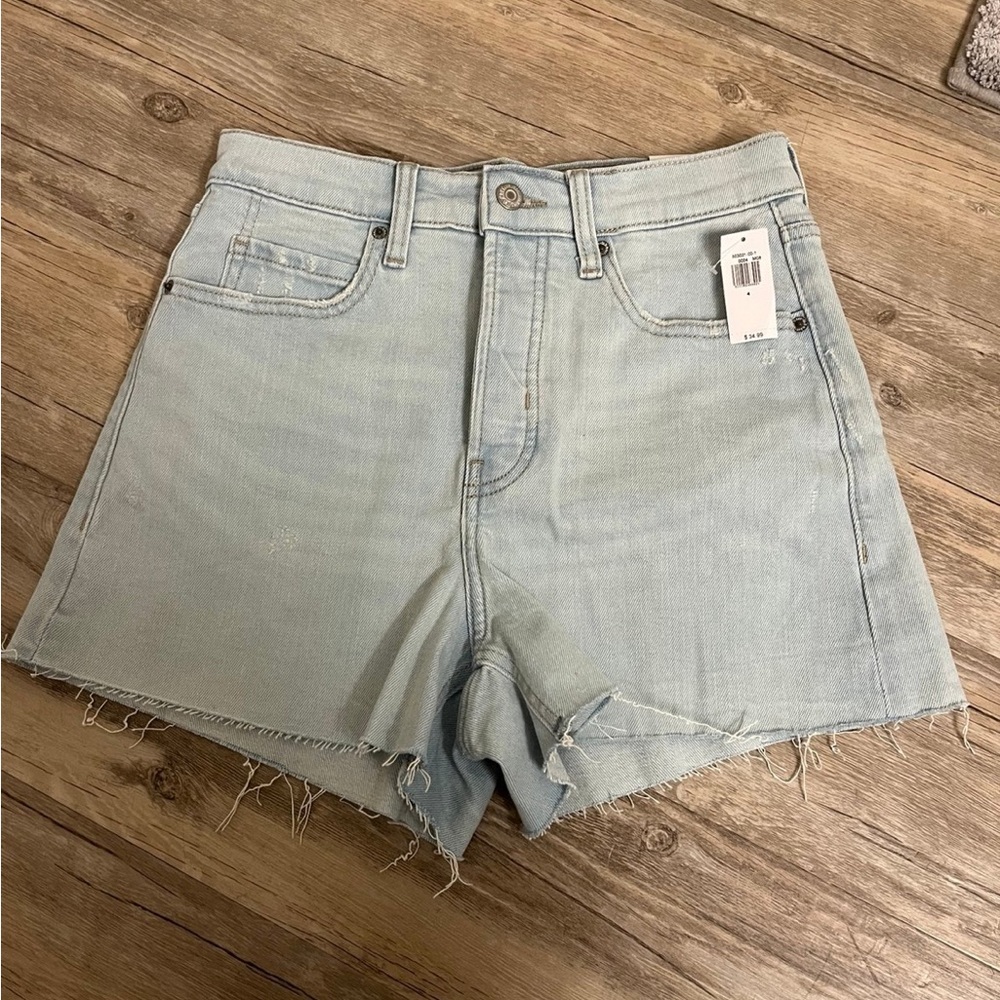Light Blue Denim Women's Shorts